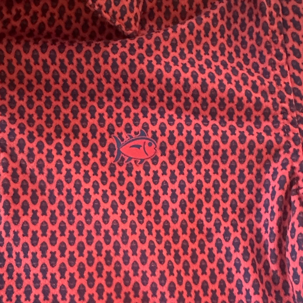 Southern Tide Kids Patterned Polo - Picture 3 of 4